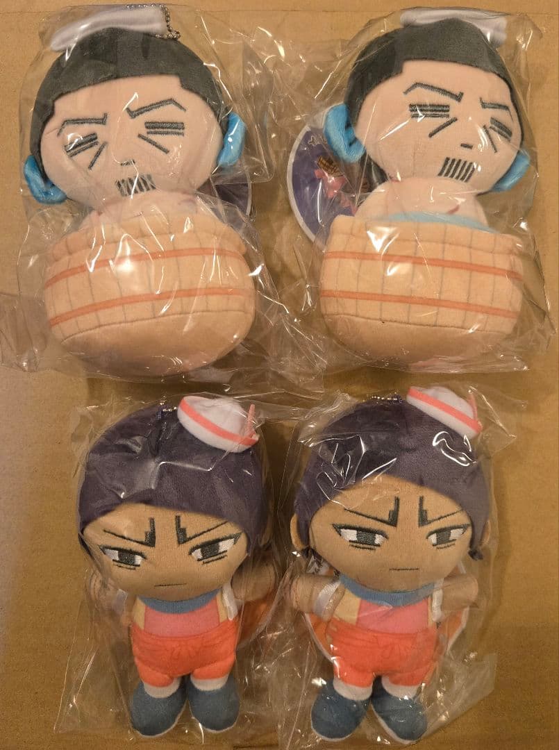 ゴールデンカムイ サンリオ お座りぬいぐるみマスコット 月島 鯉登 4点セット