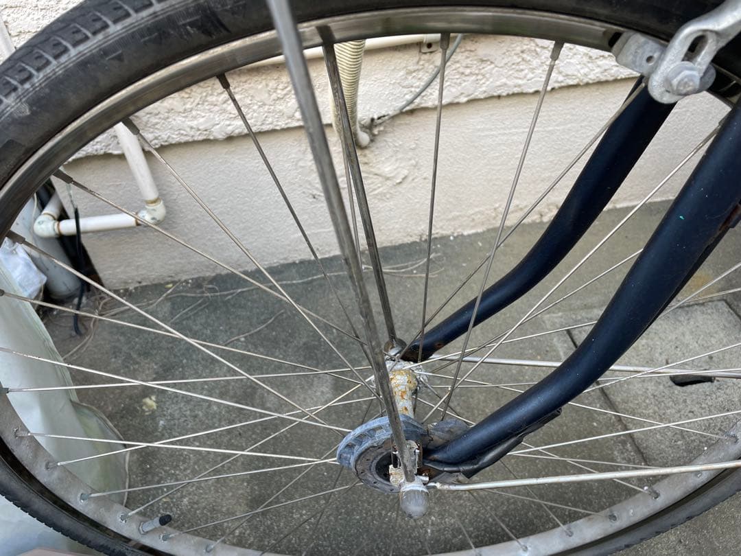 YAMAHA電動アシスト自転車 黒 バスケット付き！※ジャンク品