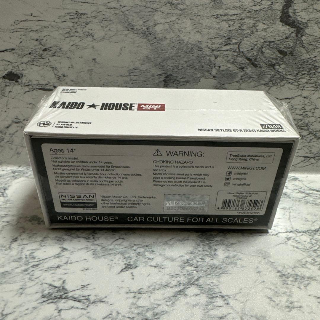 ミニカー KAIDO HOUSE GT-R R34 //049