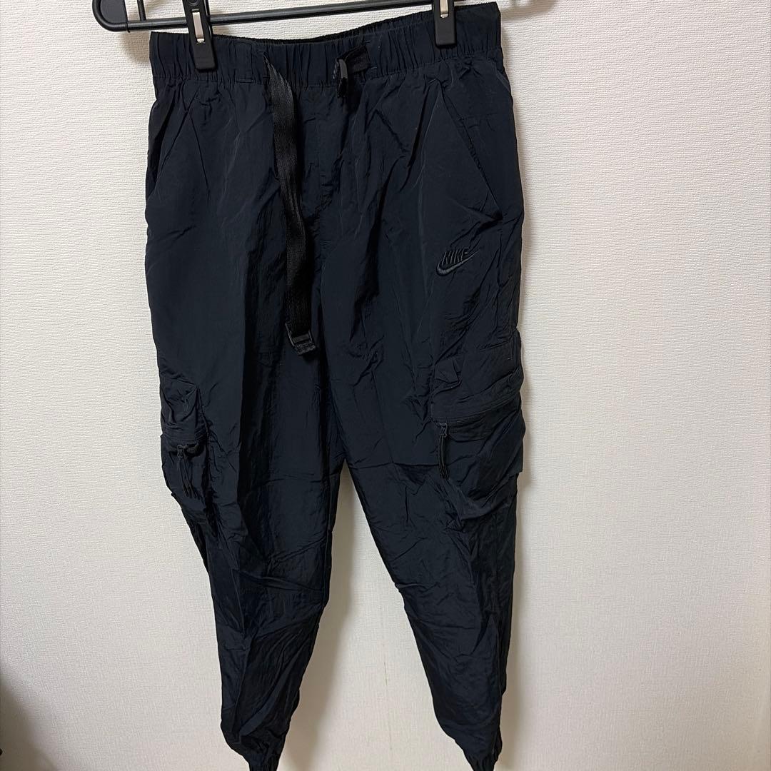 NIKE◆カーゴパンツ/S/ナイロン/BLK/無地/FZ0757-010 S