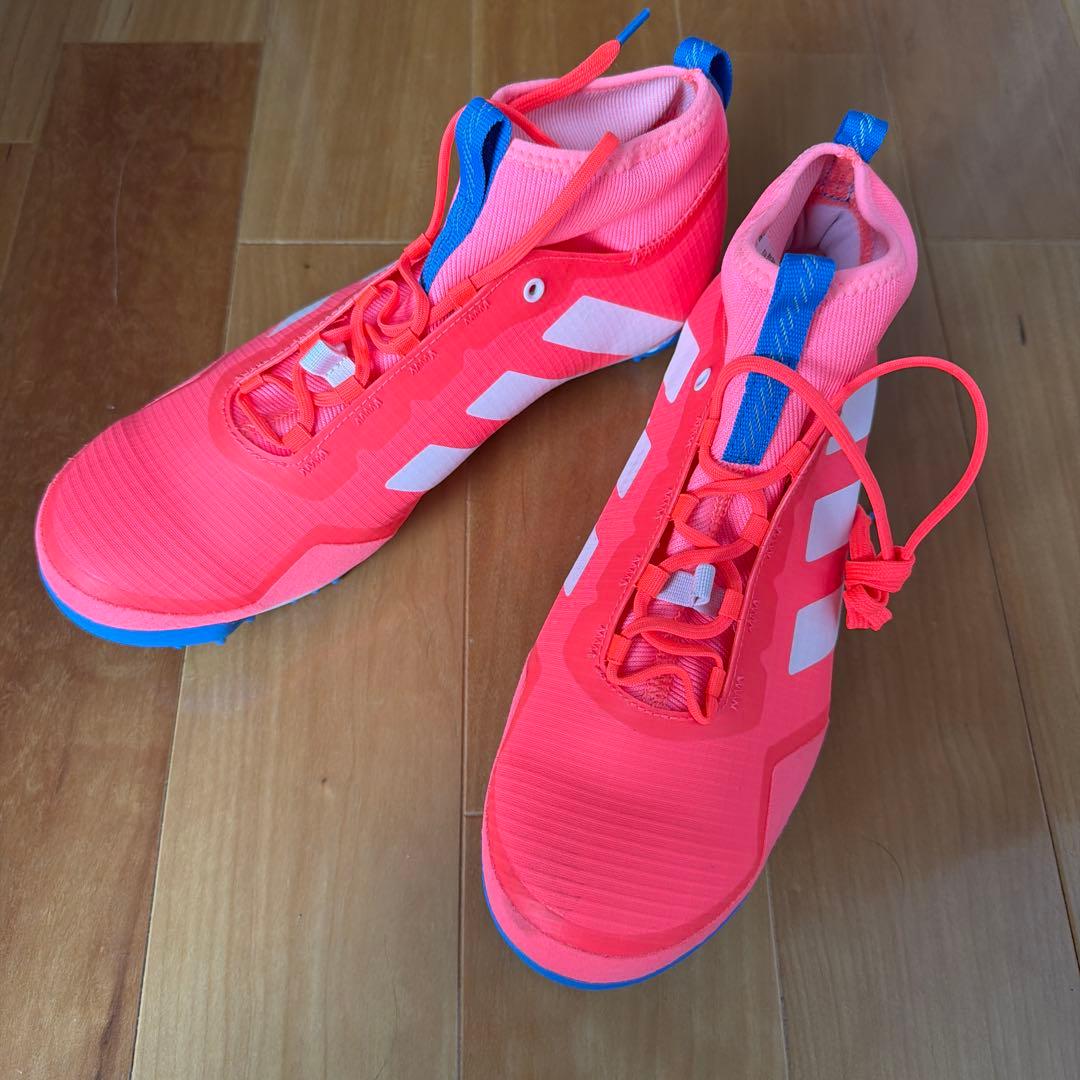 adidas ピンク ロードバイクハイカットシューズサイズ26.5