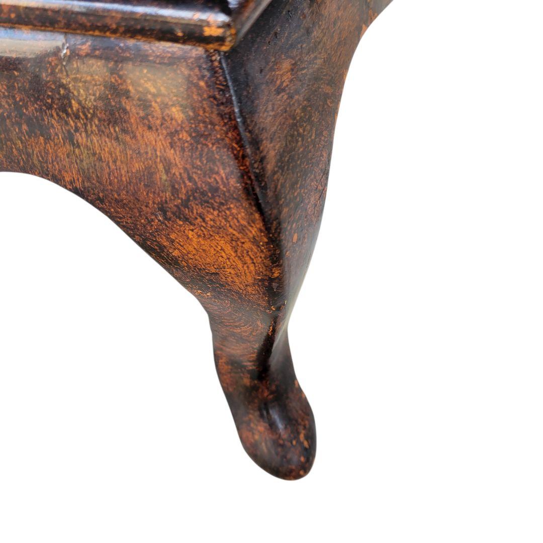 極希少 中国家具 猫脚 チェスト 棚 キャビネット 花柄 燕 アンティーク