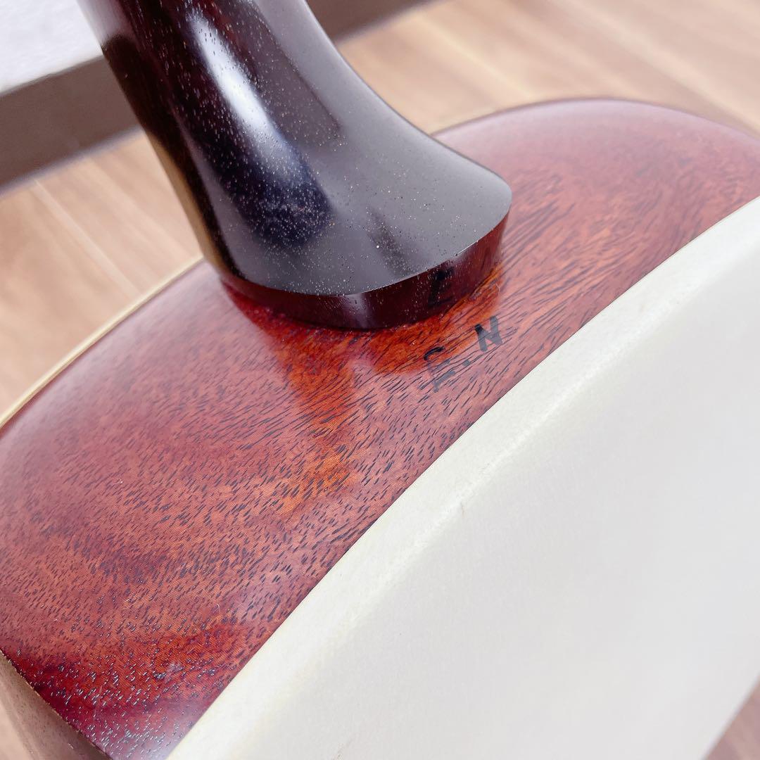 三味線 中棹 紅木 綾杉胴 犬皮 1本溝 和楽器