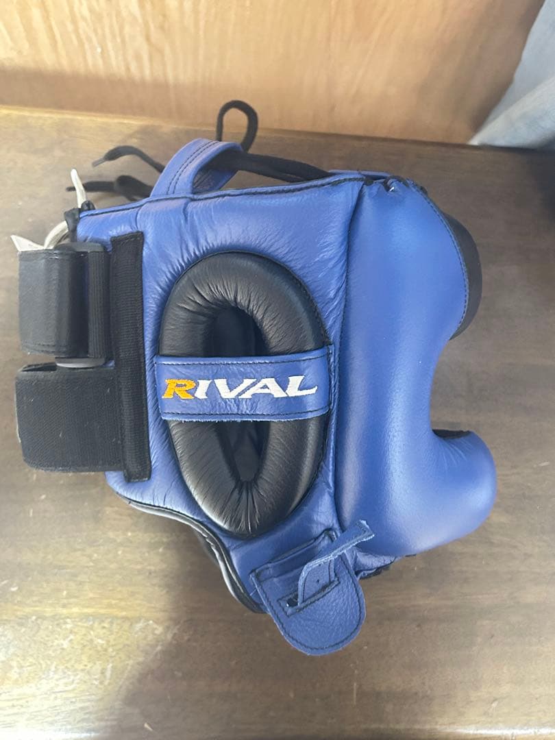 Rivalライバル　フルフェイスヘッドギア　ブラック/ブルー