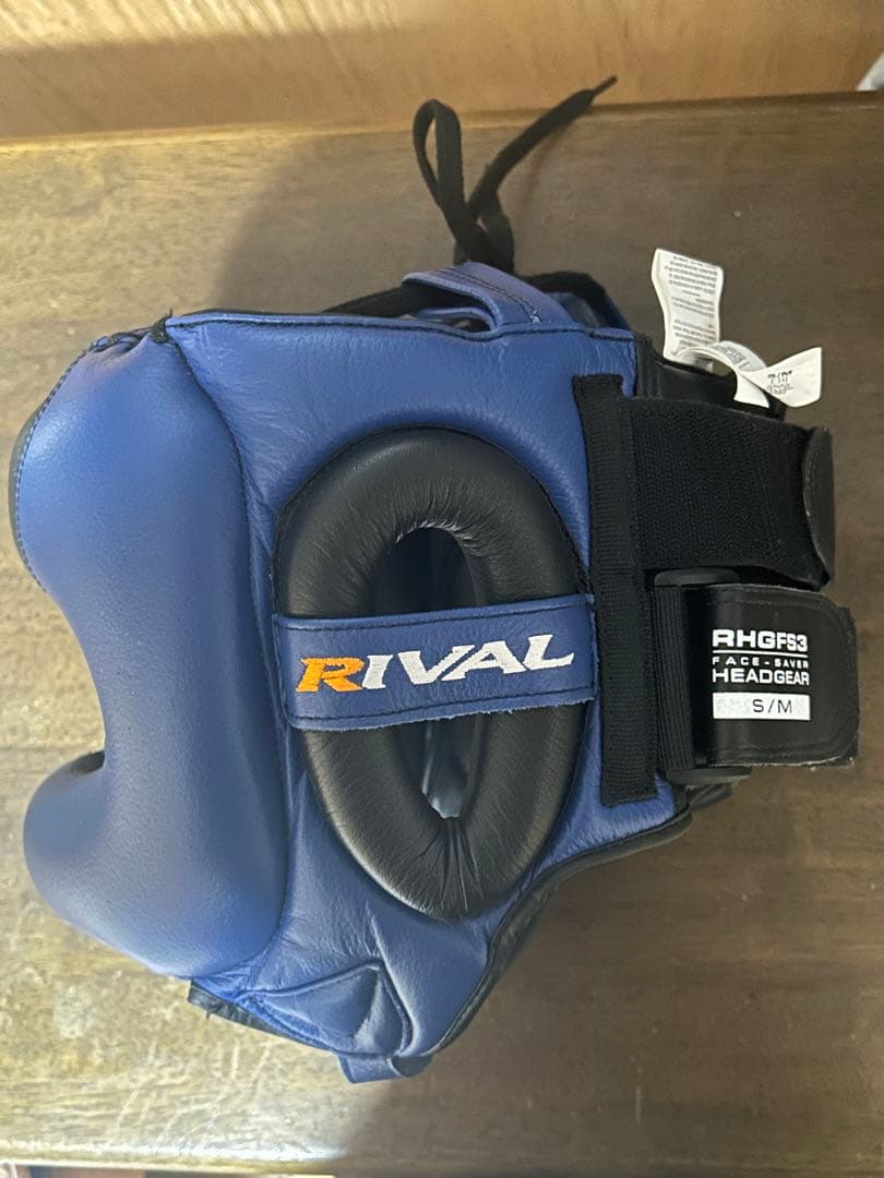 Rivalライバル　フルフェイスヘッドギア　ブラック/ブルー