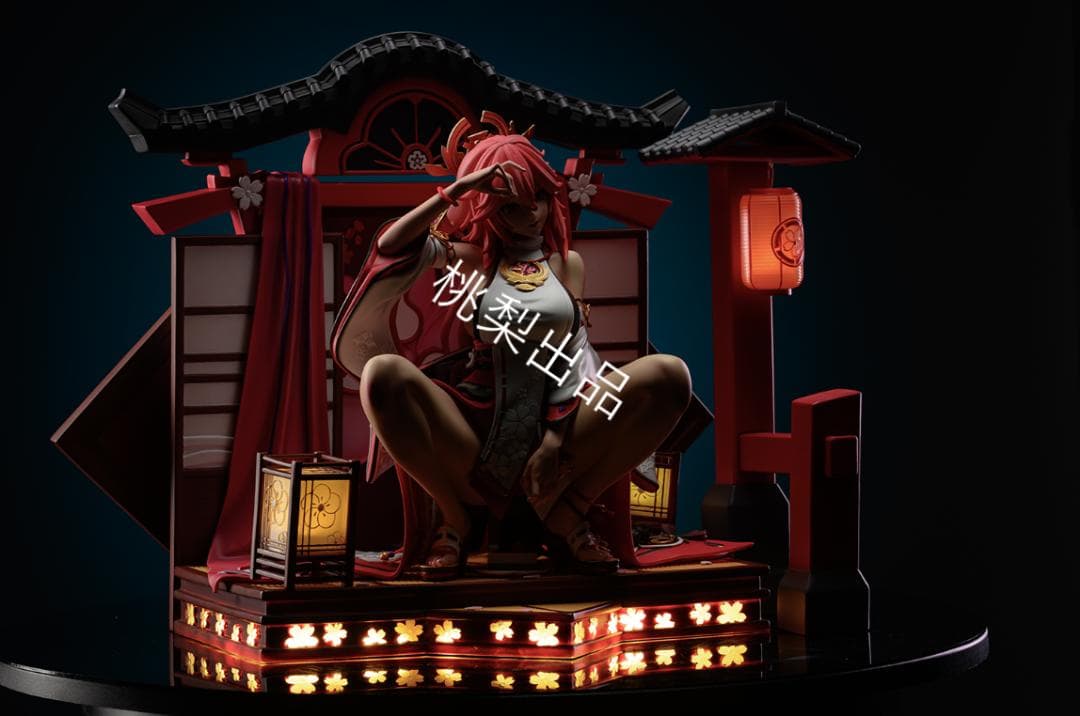 新品未開封『原神』lazydog 八重神子フィギュア ガレキ スタチュー