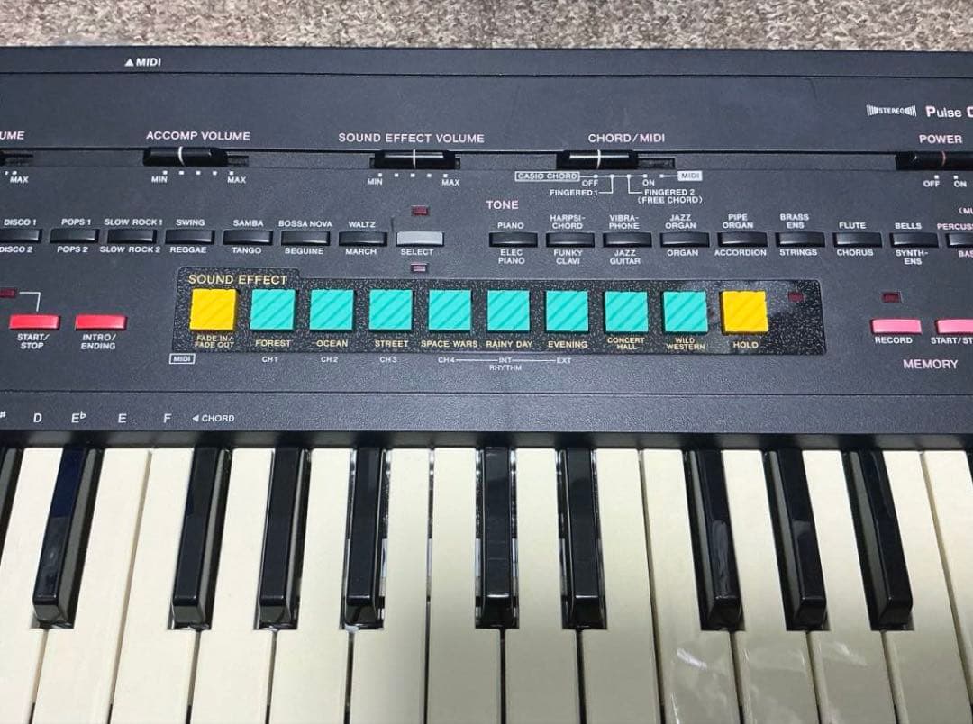 Casio MT-540☆珍品シンセ☆環境音BGM機能付き☆美品箱付き☆