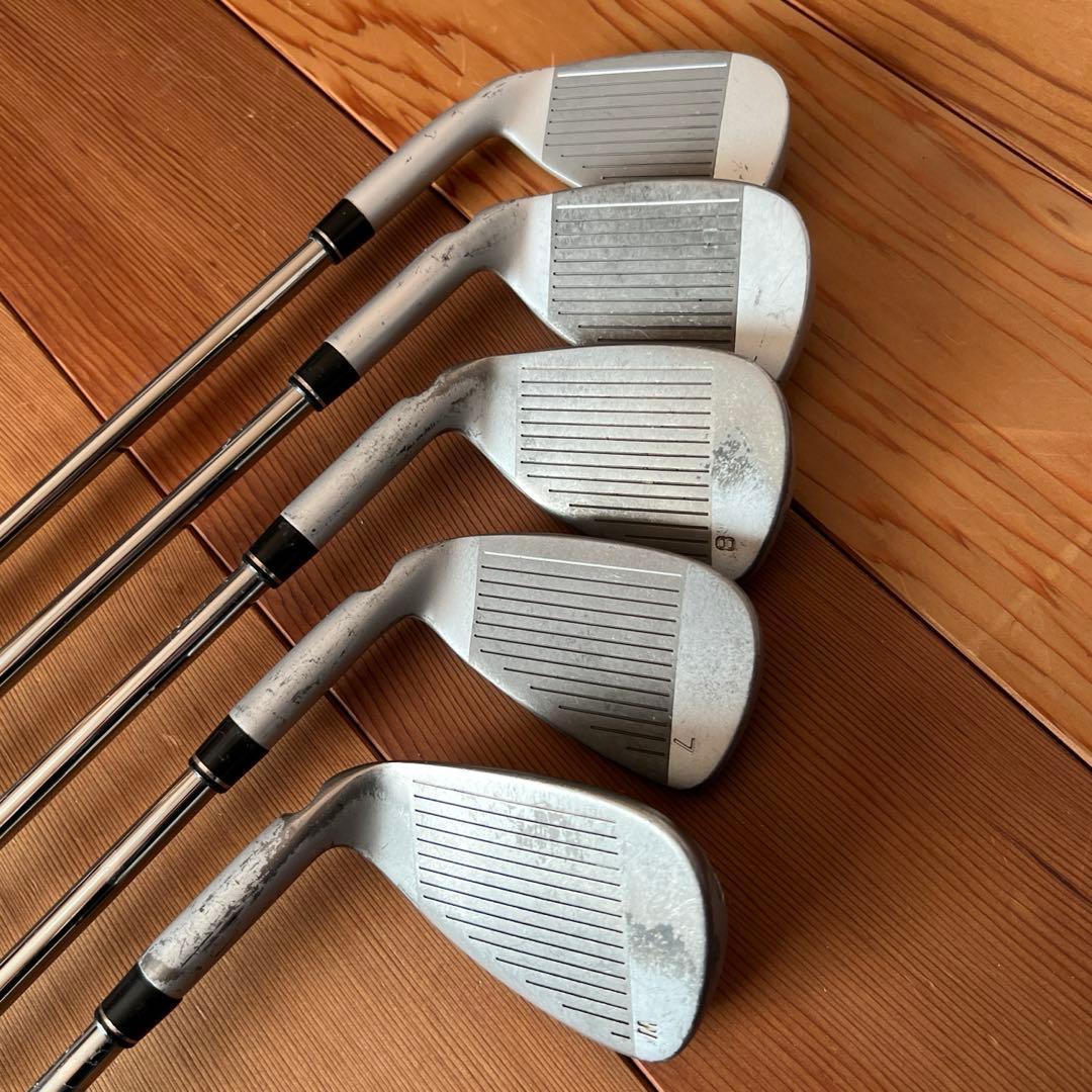 G425 アイアンセットi6~Ｐ ドット黒 NS950R