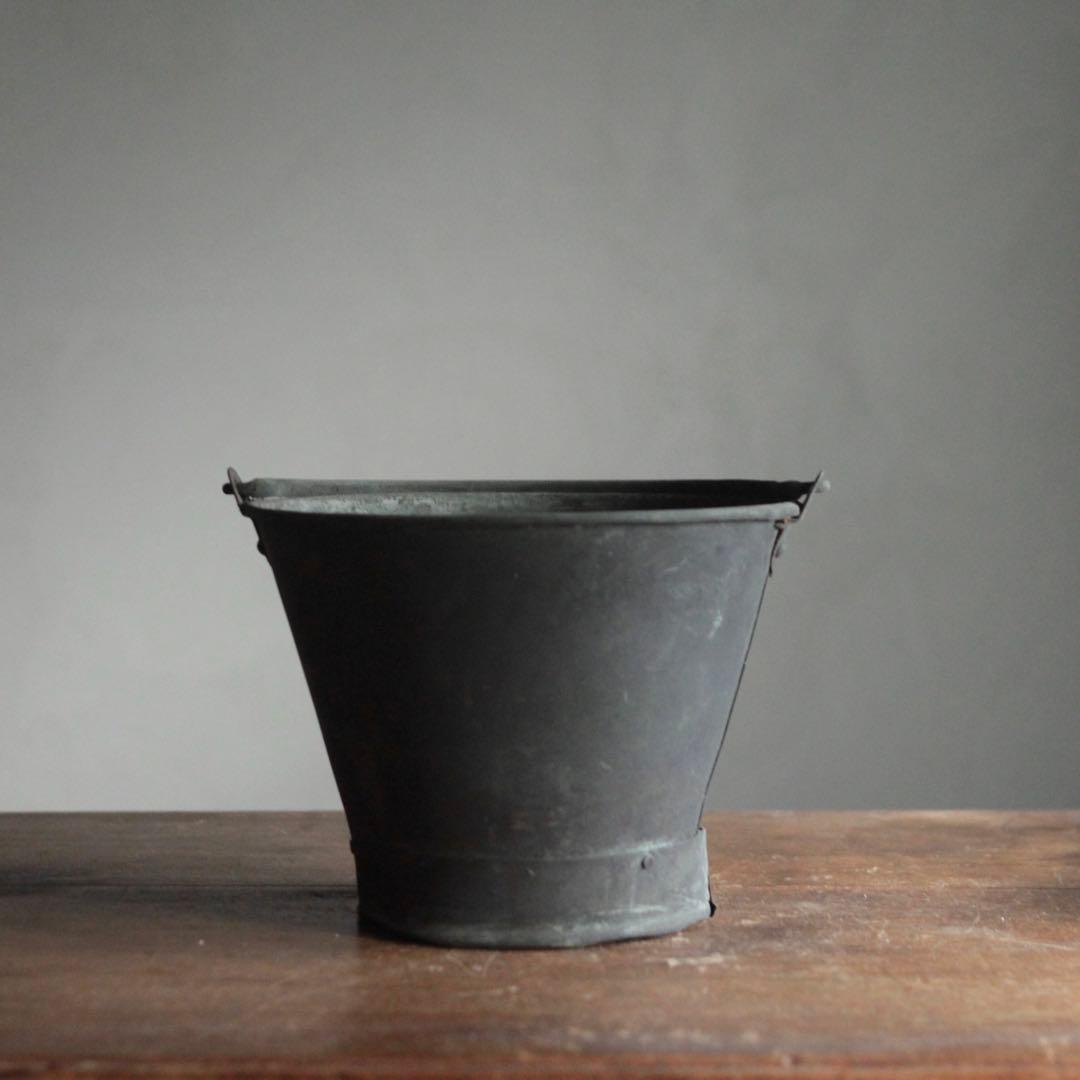 銅の バケツ 古道具 アンティーク 銅製バケツ ブロカント