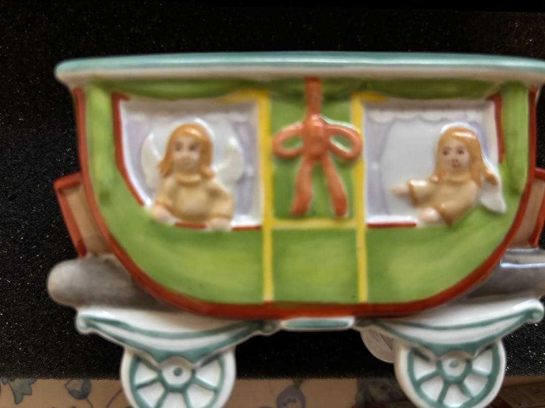 フッチェンロイター　クリスマス機関車 陶器製 新品未使用未開封品　限定版