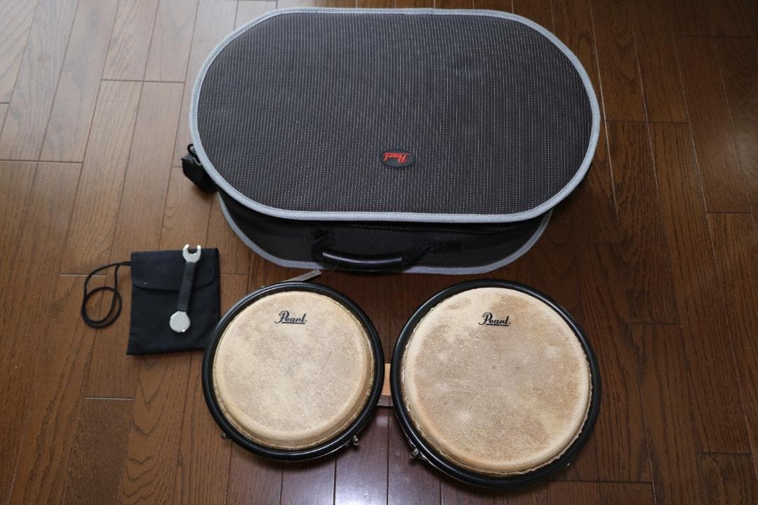 PEARL プリメーロボンゴとケース（PWB-100 と PSC-BB)