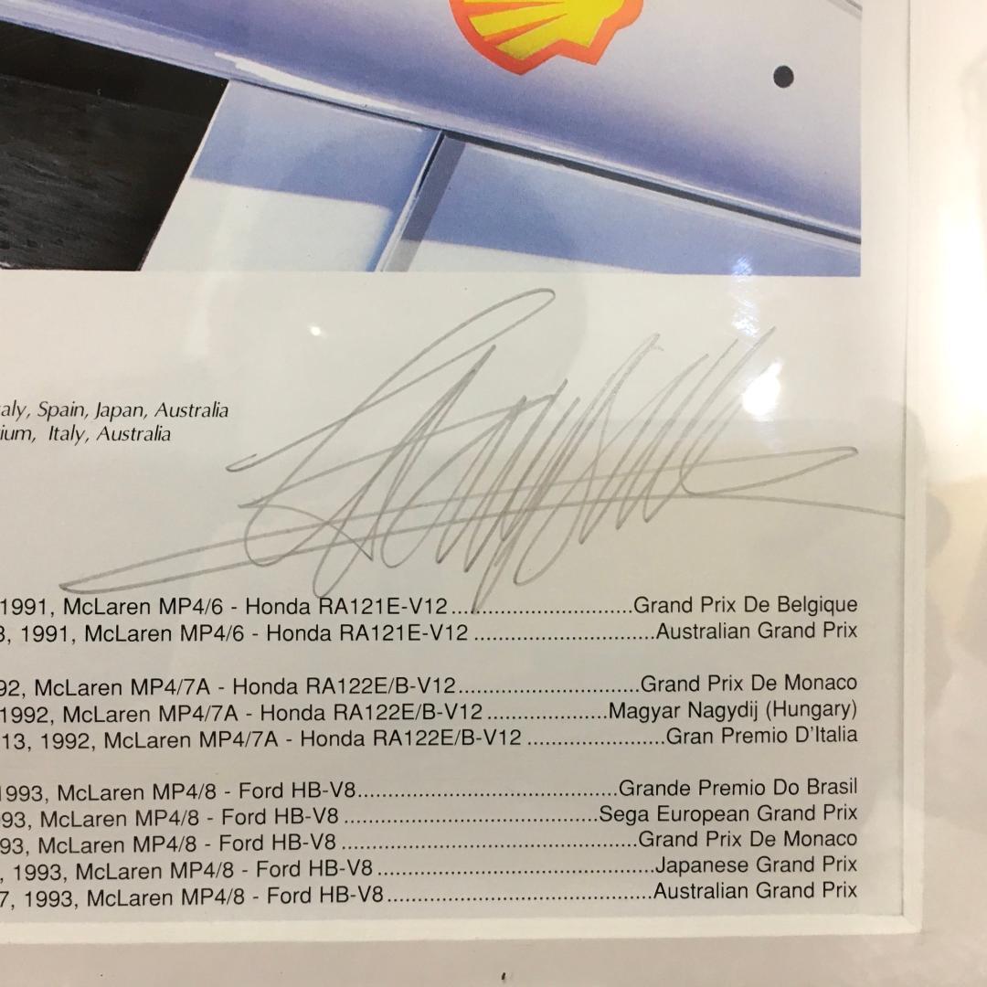 ○激レア アイルトン・セナ ポスター 限定500 1993 Grand-prix
