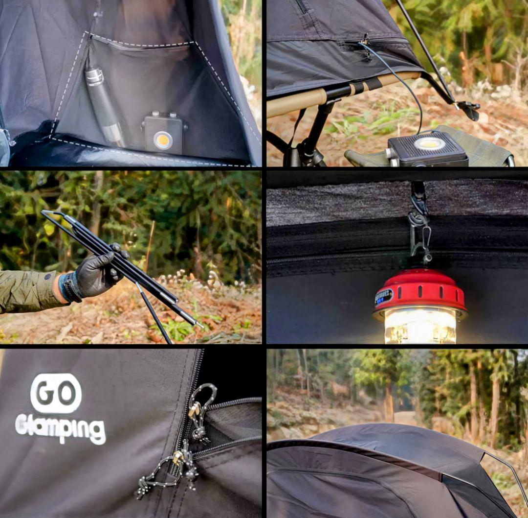 goglanping sky eye ct&flyとコットの３点セット