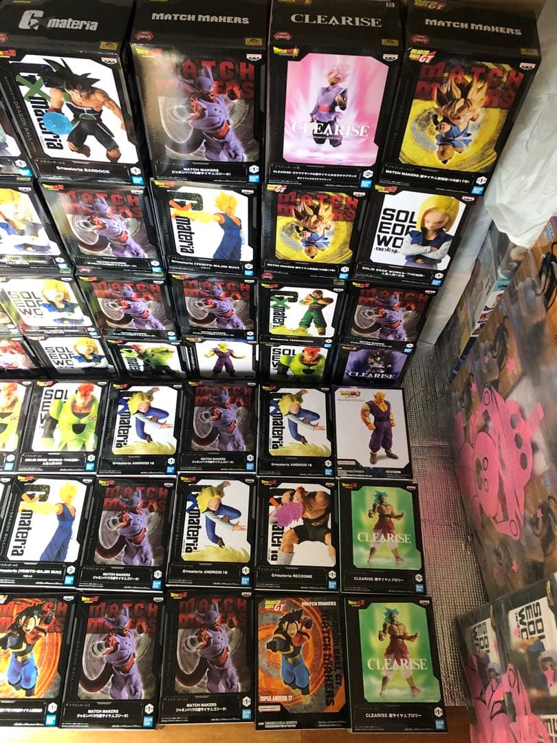 ドラゴンボール　フィギュア　ジャネンバ　ブロリー　16号　18号　出陣　63個