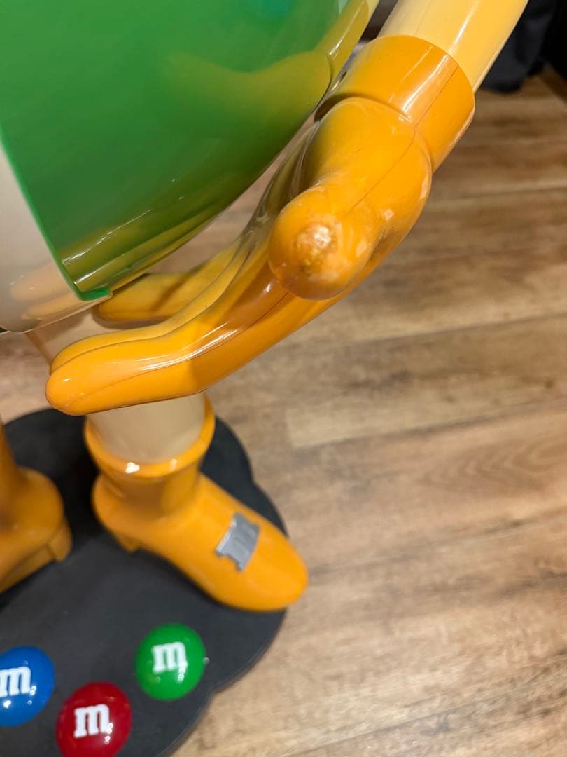 M&M's グリーン　キャラクター ディスプレイ　レア色