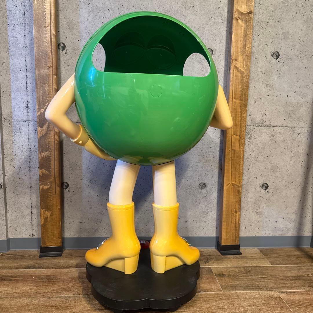 M&M's グリーン　キャラクター ディスプレイ　レア色