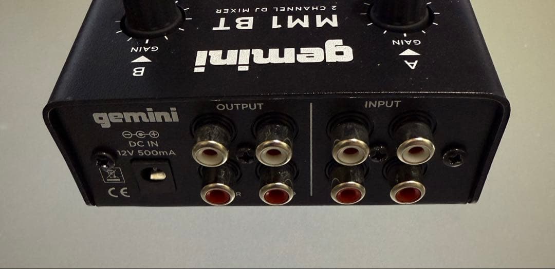 Gemini MM1BT 2チャンネル DJミキサー