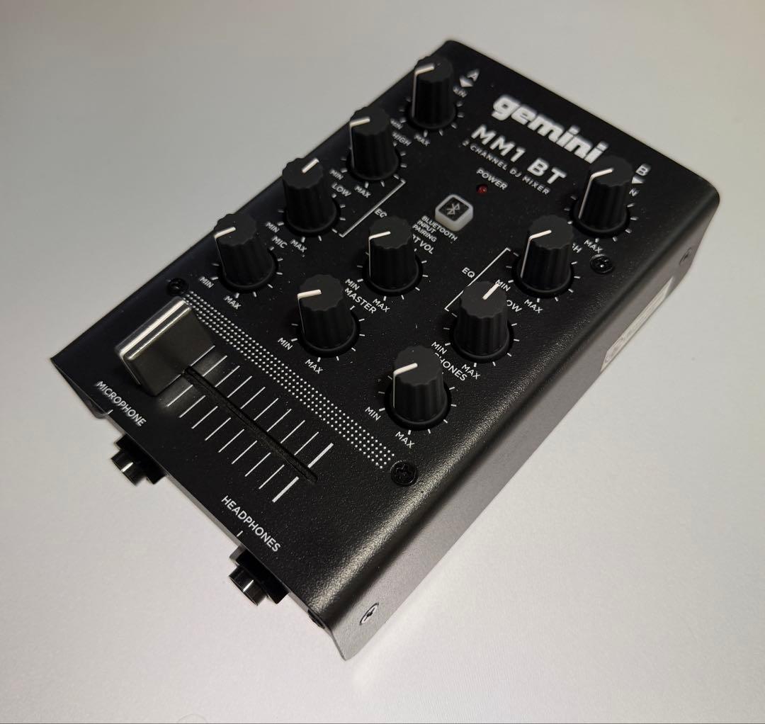 Gemini MM1BT 2チャンネル DJミキサー