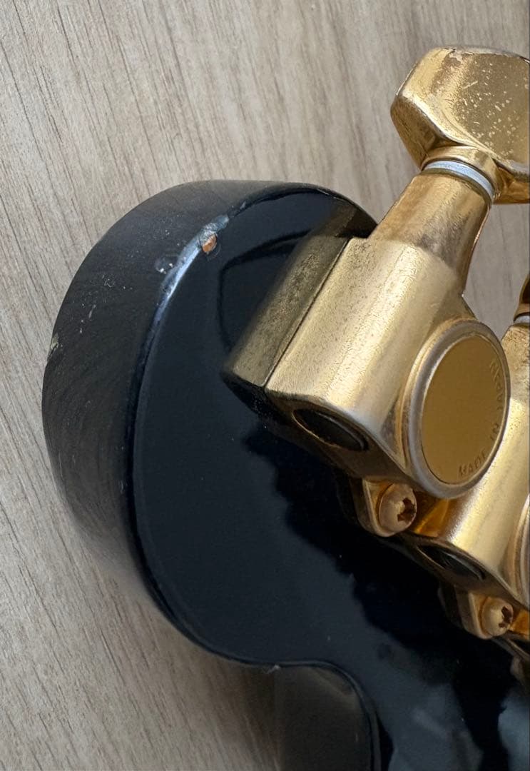 フェンダーJapan テレキャスター ブラック/ゴールドパーツ（97年頃）