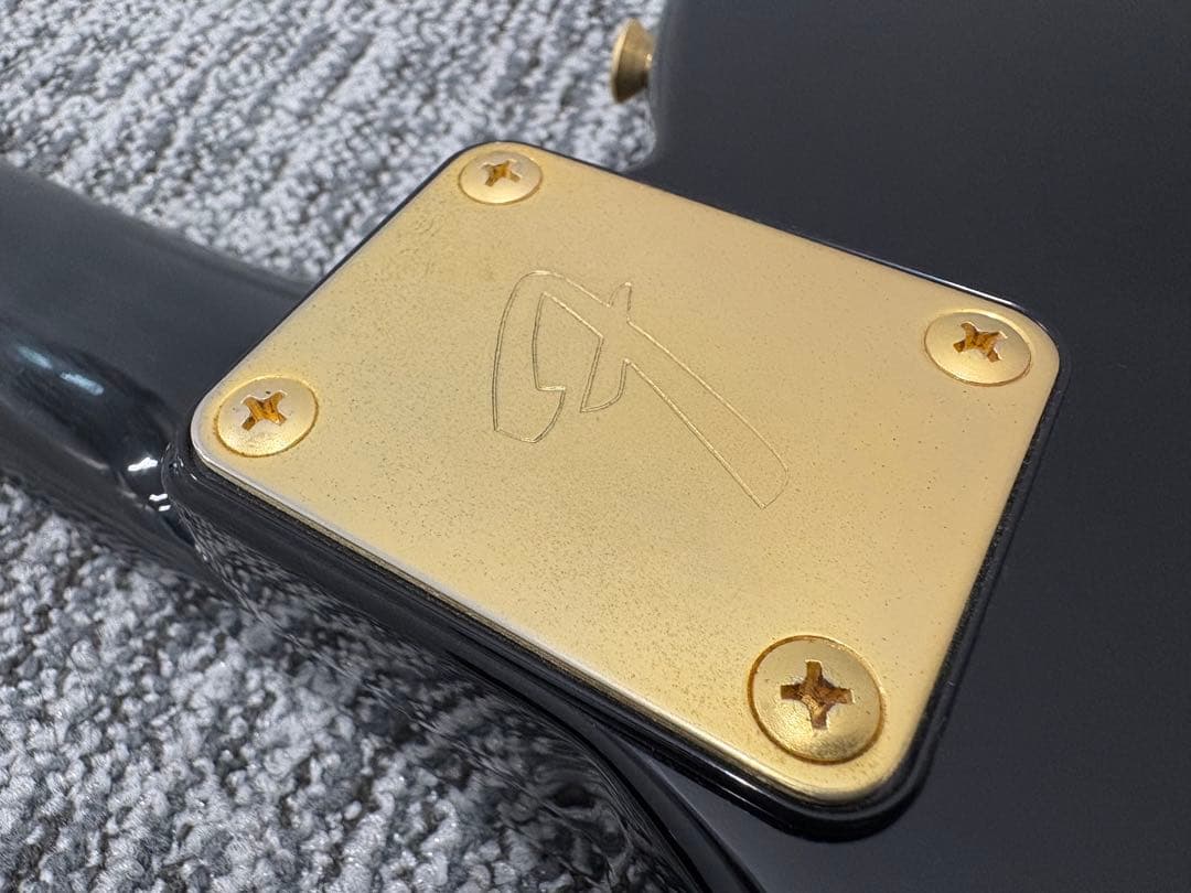 フェンダーJapan テレキャスター ブラック/ゴールドパーツ（97年頃）