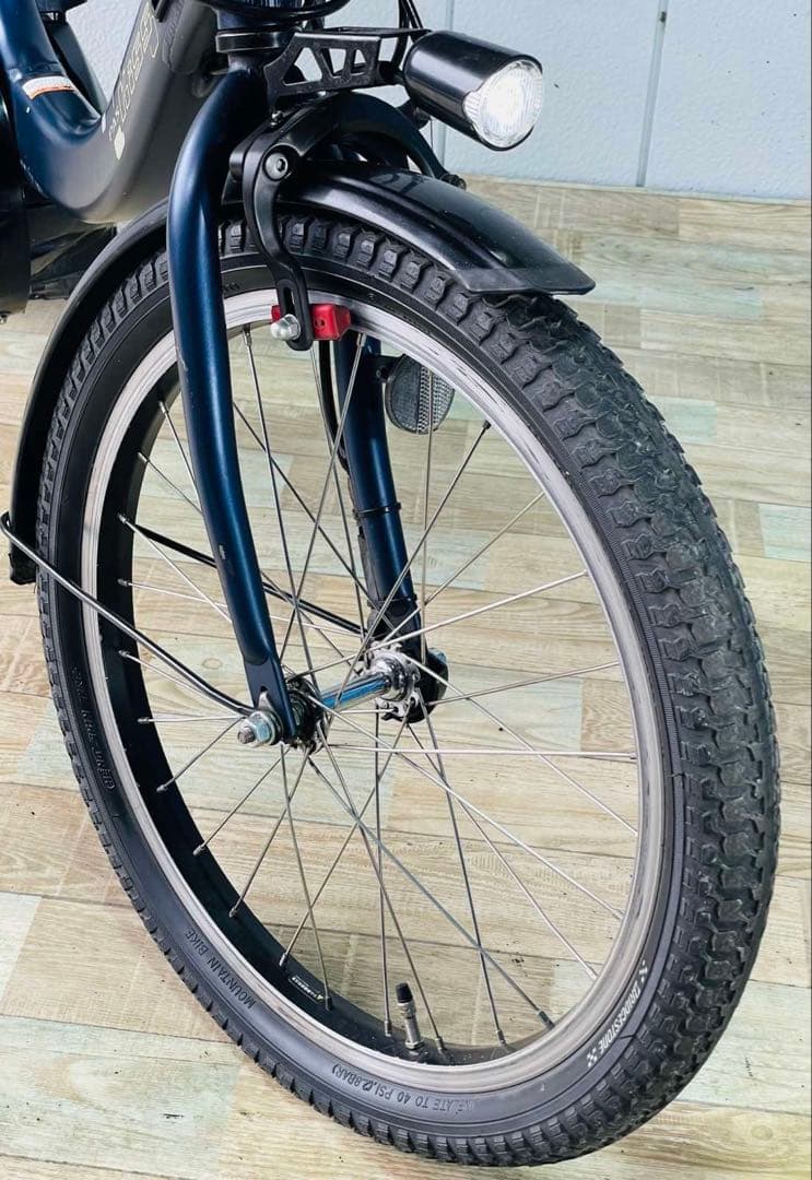 2527❼ヤマハ8.7アンペア3人乗り対応20インチ子供乗せ　電動アシスト自転車