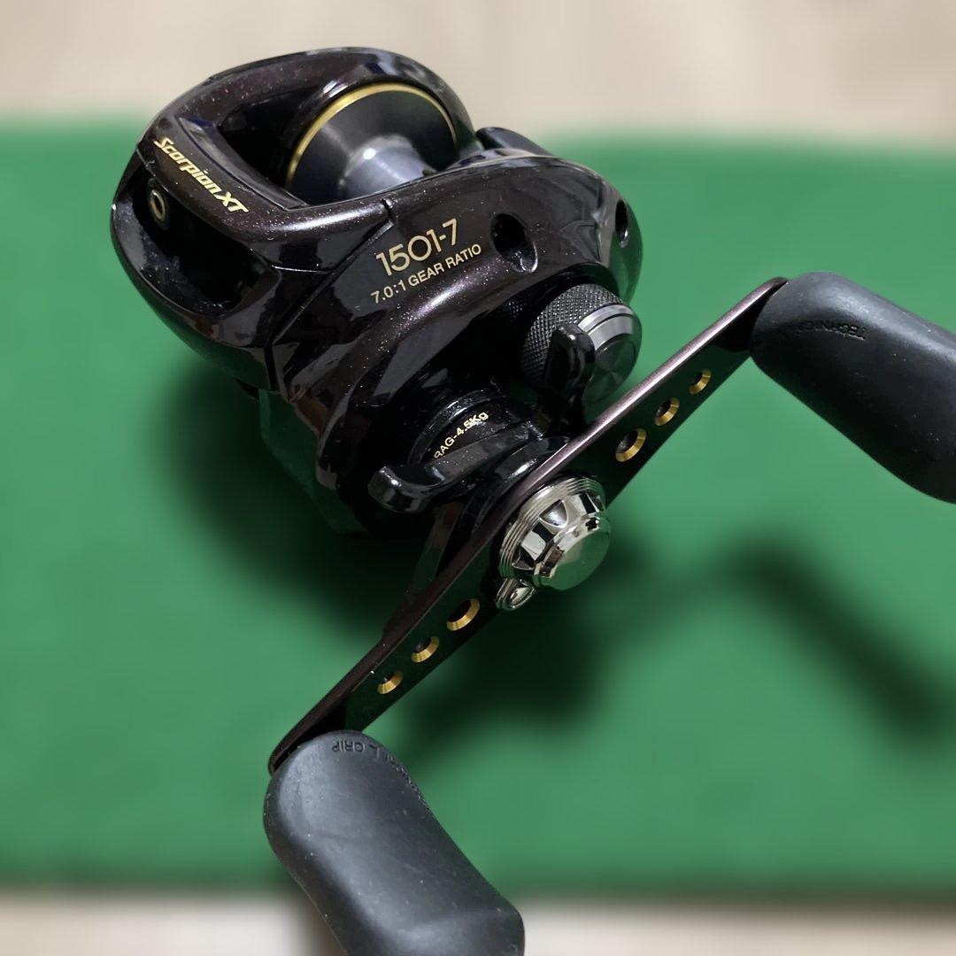 スコーピオンXT 1501-7 ベイトリール 左ハンドル　送料込