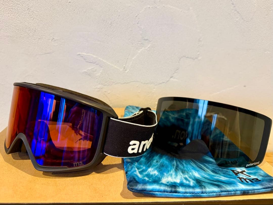 ANON M3 ゴーグル 偏光スペアレンズ 付き