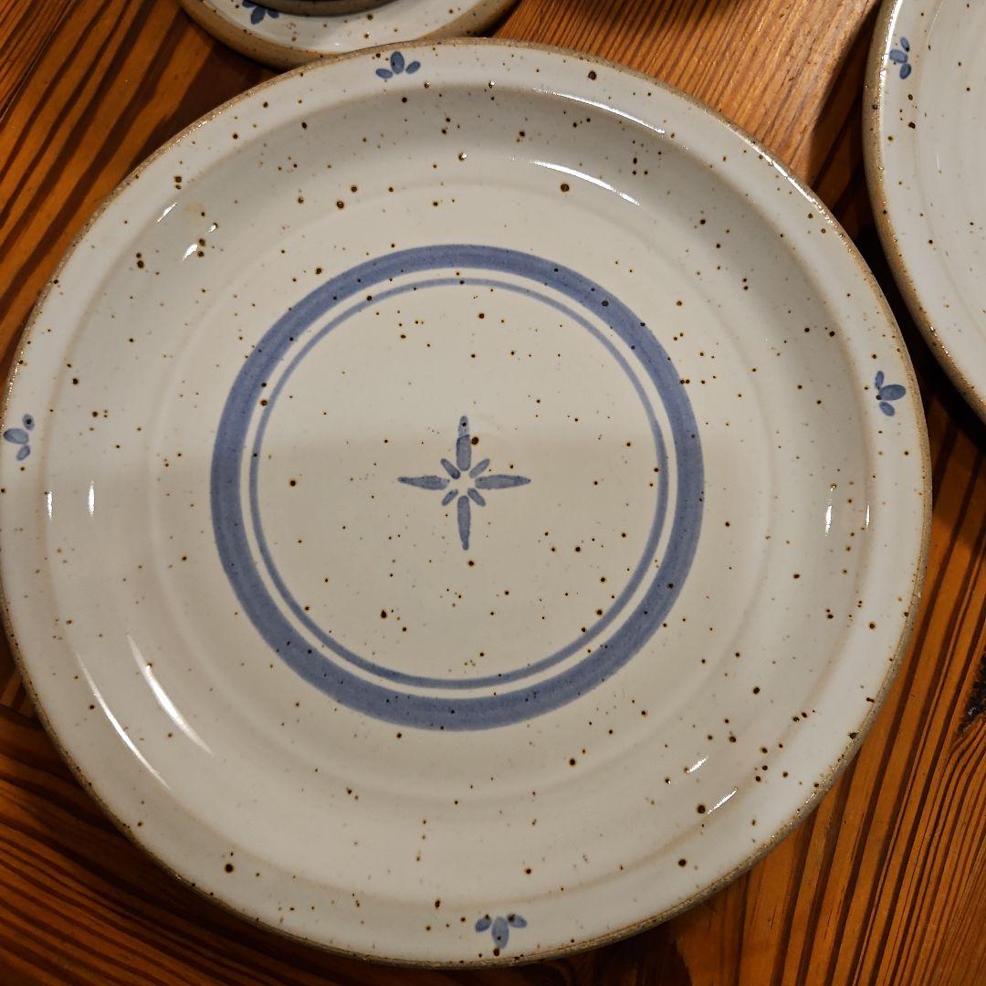 南仏プロバンス　陶器8点セット　 ケーキ皿　カップ&ソーサー　コップ