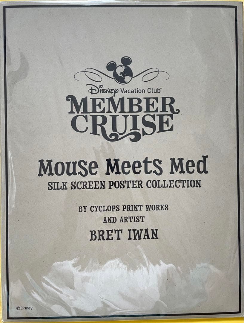 ディズニーバケーションクラブ クルーズ ギフト ポスターコレクション 非売品