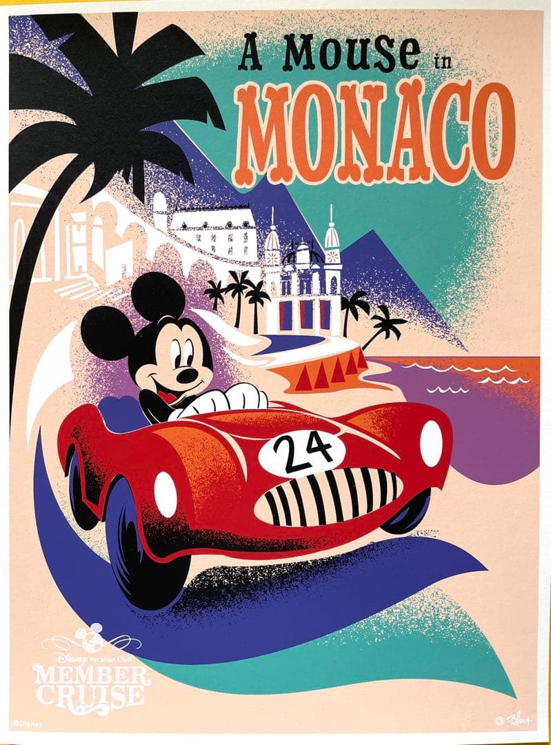 ディズニーバケーションクラブ クルーズ ギフト ポスターコレクション 非売品