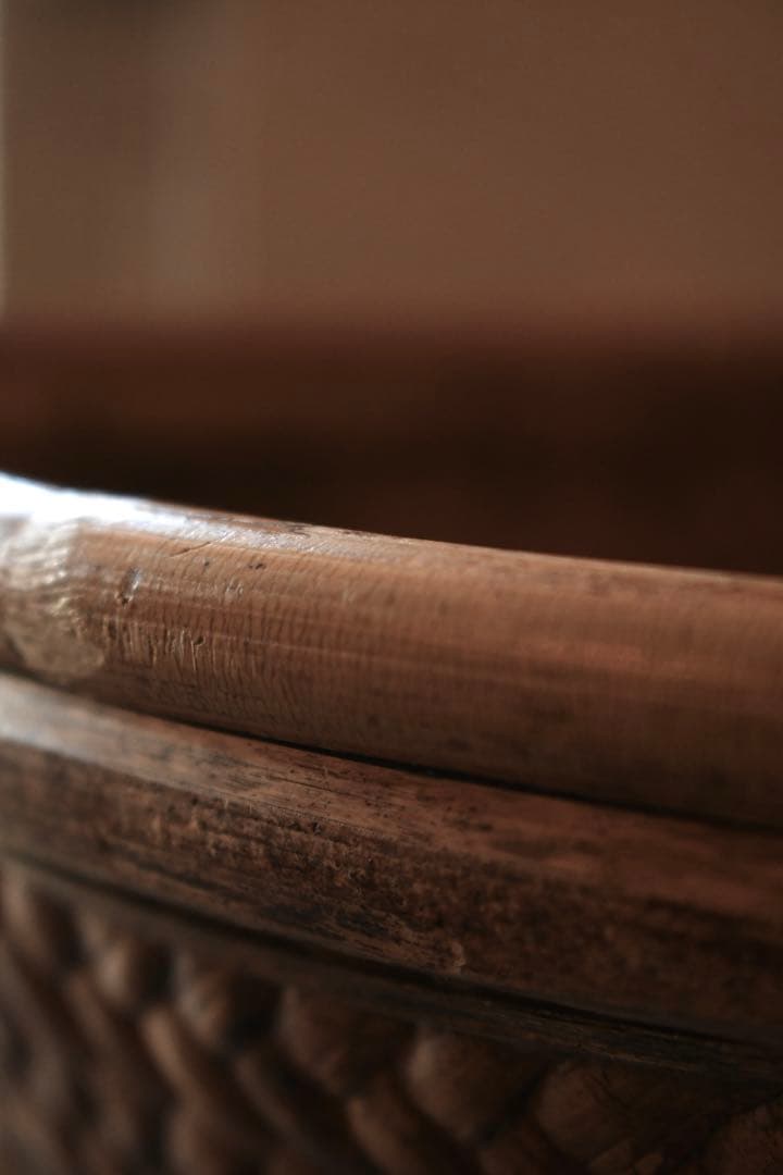 古道具　フィリピン　ルソン島　古籠　民藝　vintage プリミティブ　竹編み