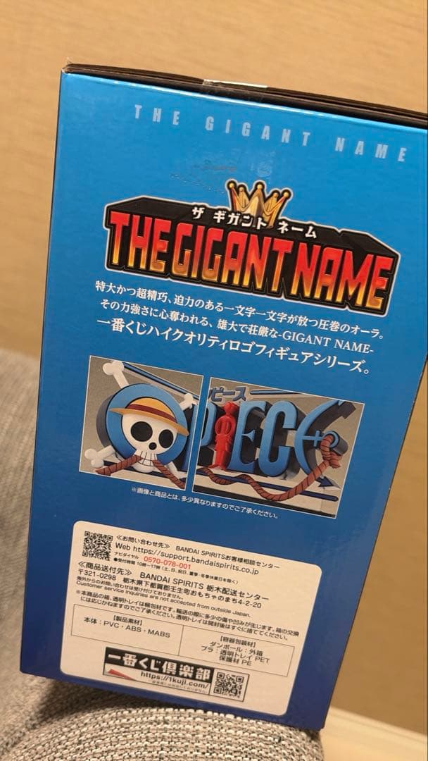 ワンピース D賞 THE GIGANT NAME 新品未開封
