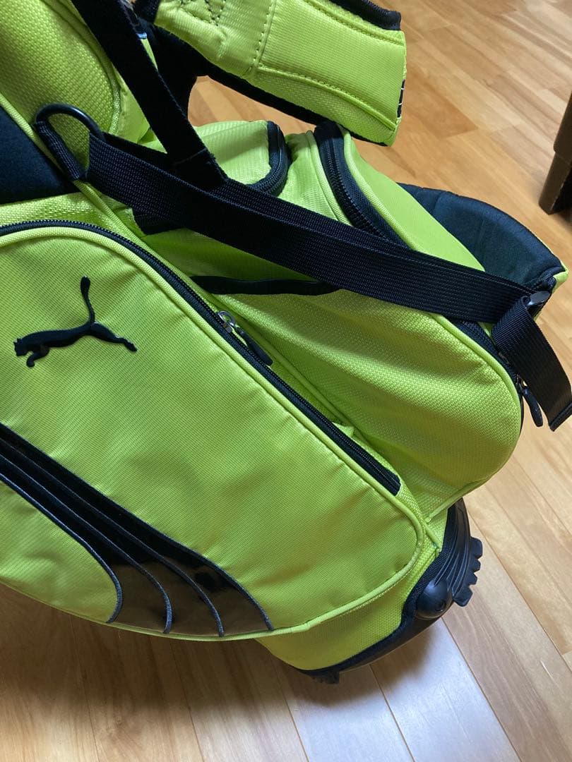 PUMA キャディバッグ ライムグリーン