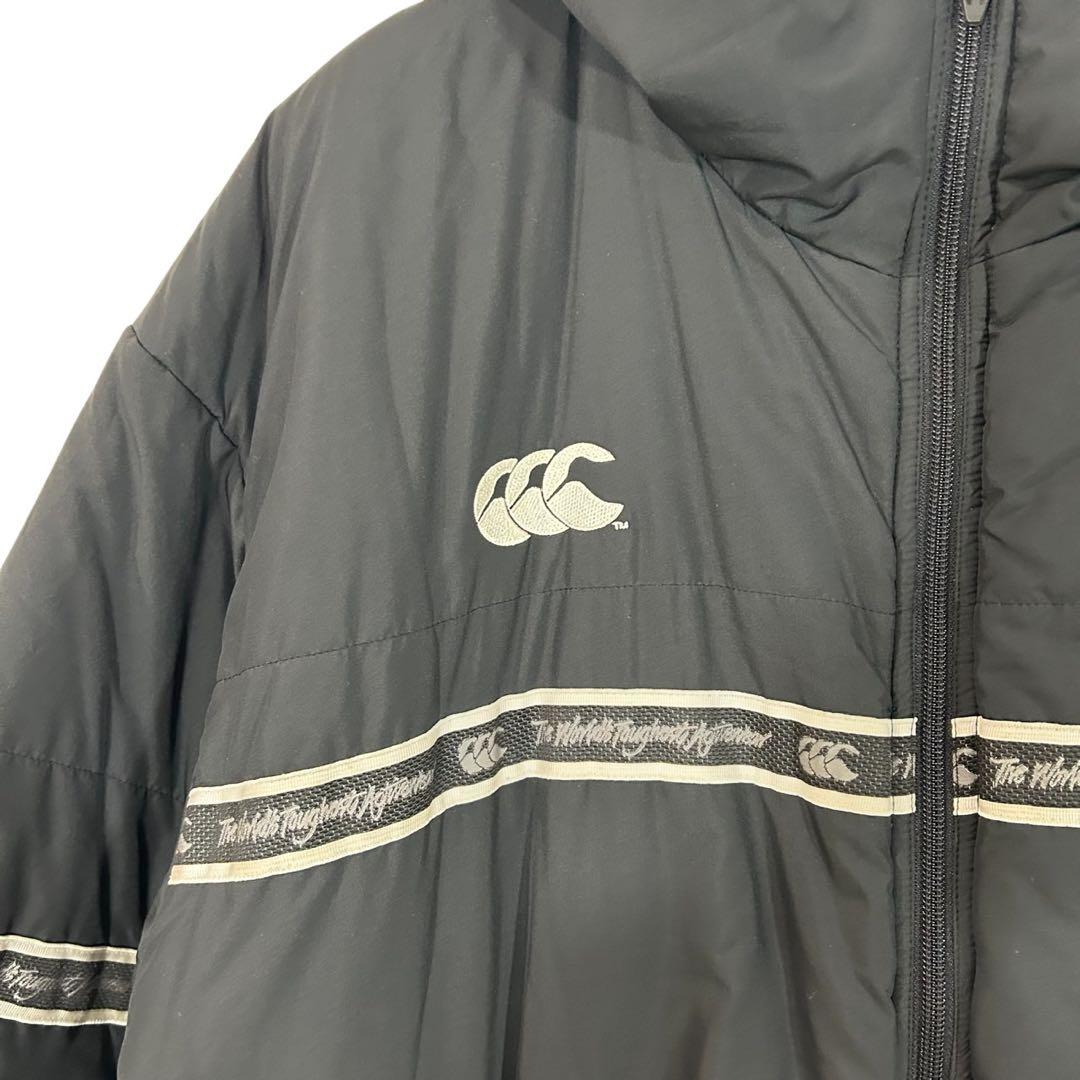 カンタベリー ベンチコート L 中綿 ロング 黒 ラグビー 日本製