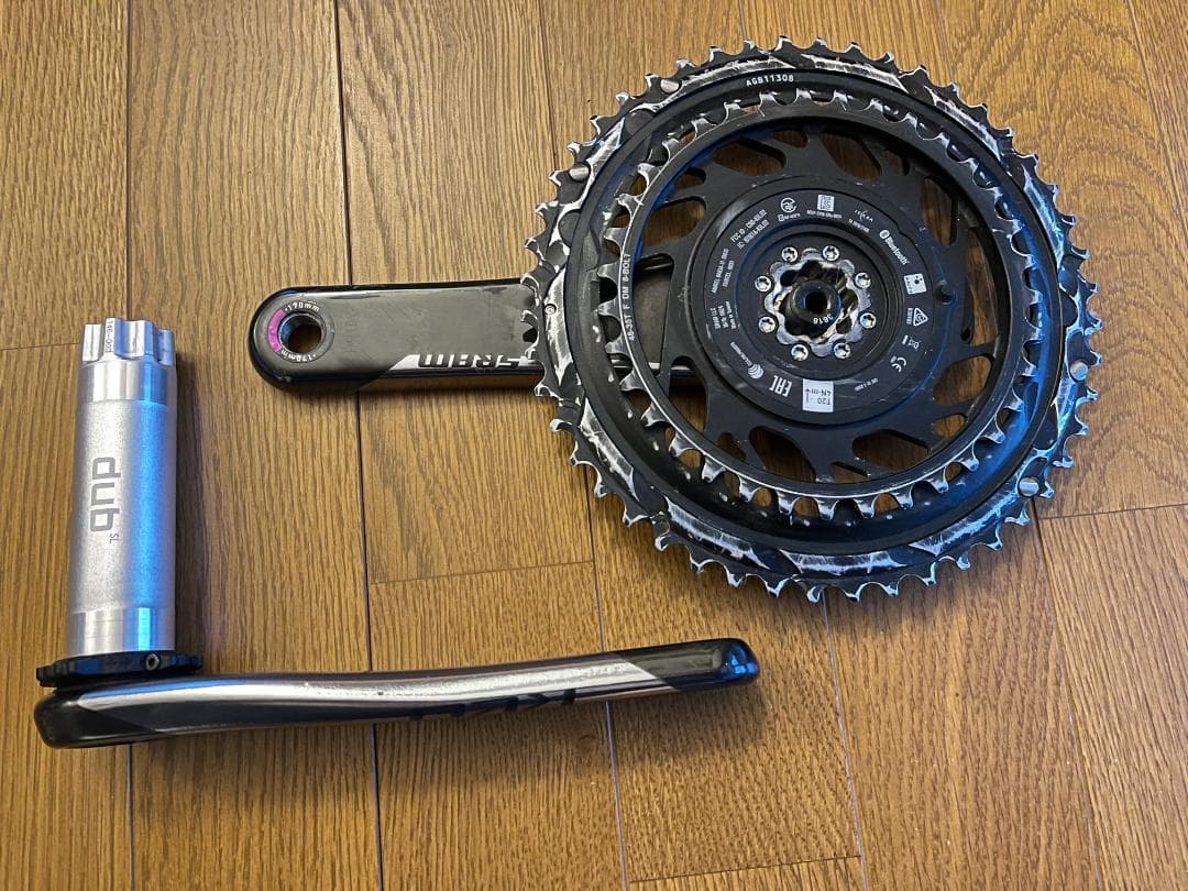 SRAM RED AXS D1 クランク パワーメーター 170mm DUB