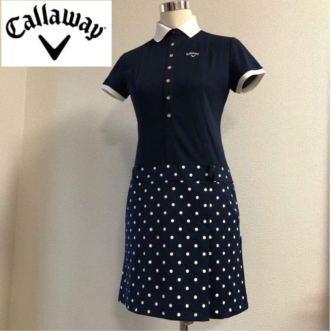 キャロウェイ ゴルフ スポーツ ウェア ワンピース ネイビー Mサイズ