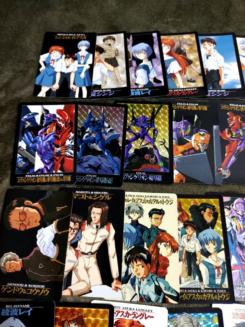 ☆６９枚（内キラ１０枚）新世紀エヴァンゲリオン　カードダス 当時物　ガチャ