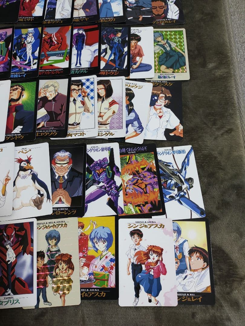 ☆６９枚（内キラ１０枚）新世紀エヴァンゲリオン　カードダス 当時物　ガチャ
