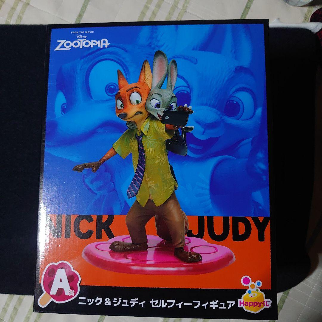 【新品未開封】 ズートピア HappyくじA賞 ニック＆ジュディ フィギュア
