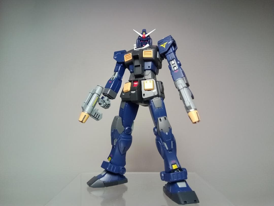HG メガ フルアーマー ガンダム ティターンズ カスタム仕様 ガンプラ 完成品