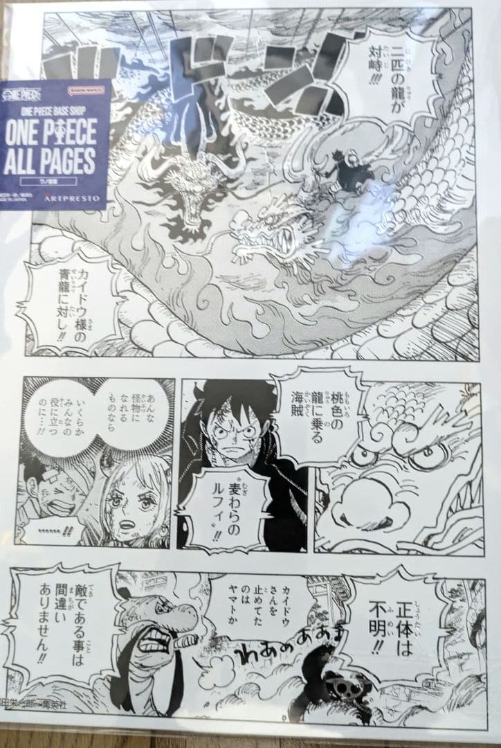 ONE PIECE ALL PAGES　6枚セット