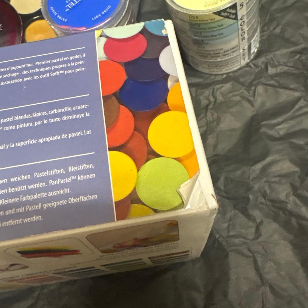 約半額！パンパステル 未使用20+5色、美品基本5色セット