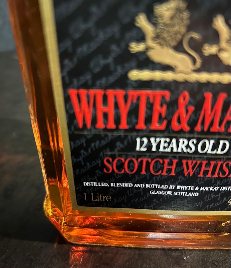 ウイスキー WHYTE & MACKAY 12 YEARS OLD 1L