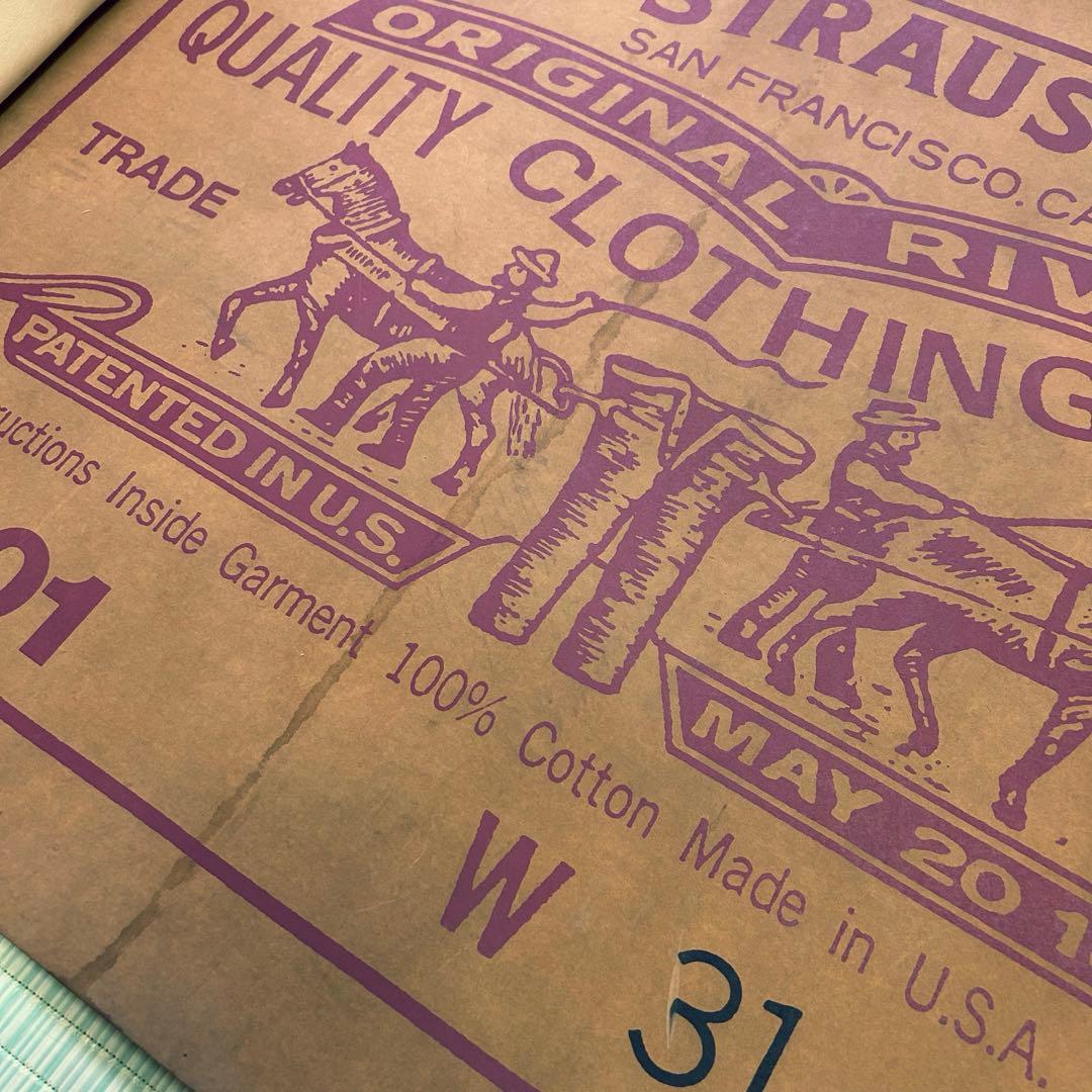 レトロ ビンテージ 非売品 特大ポスター levis 501 USA