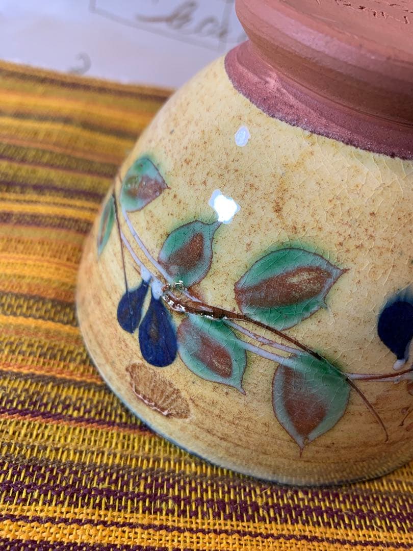 フランス製　プロバンスのビンテージの女性作家の素敵なオリーブ柄の小鉢2個セット！