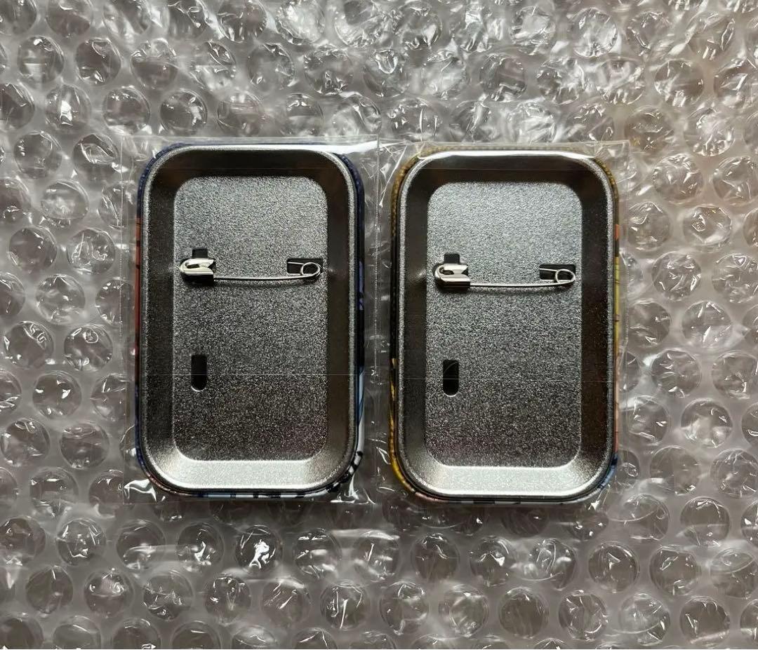 黒子のバスケ　黒バス　青峰大輝　黄瀬涼太　まるかく　缶バッジ　2点セット