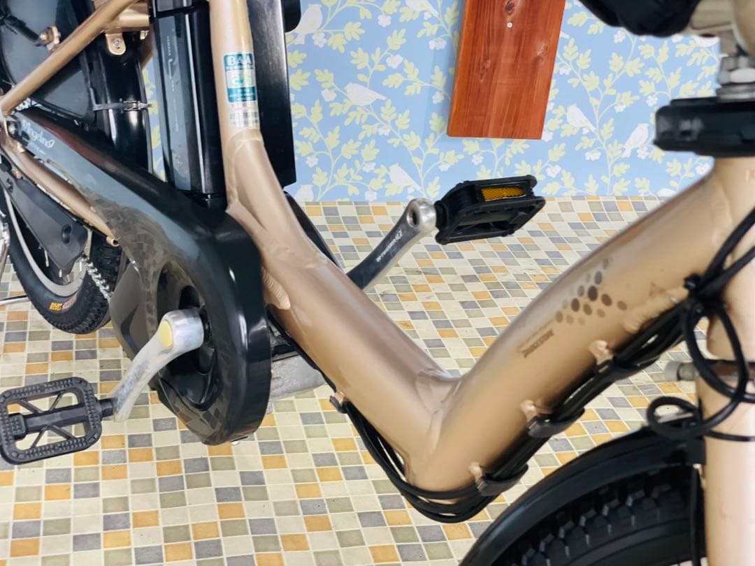 2454ブリヂストン3人乗り対応20インチ子供乗せ電動アシスト自転車