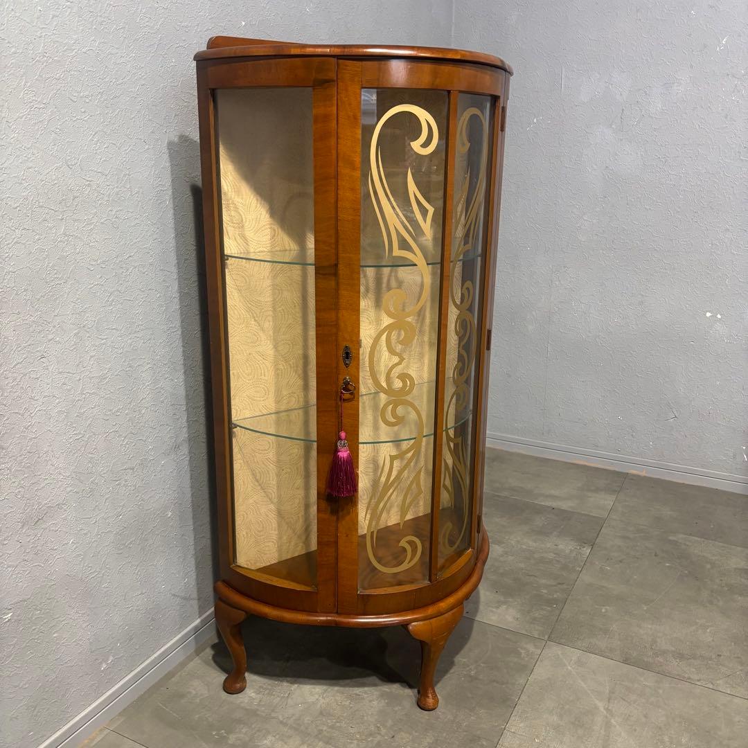 ガラスショーケース　ジョンブル　アンティーク