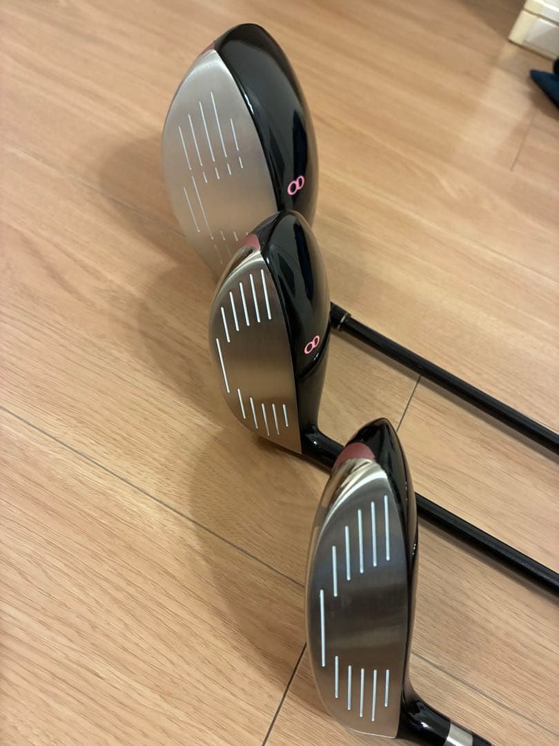 On red レディースゴルフクラブセット 7本セット➕1本