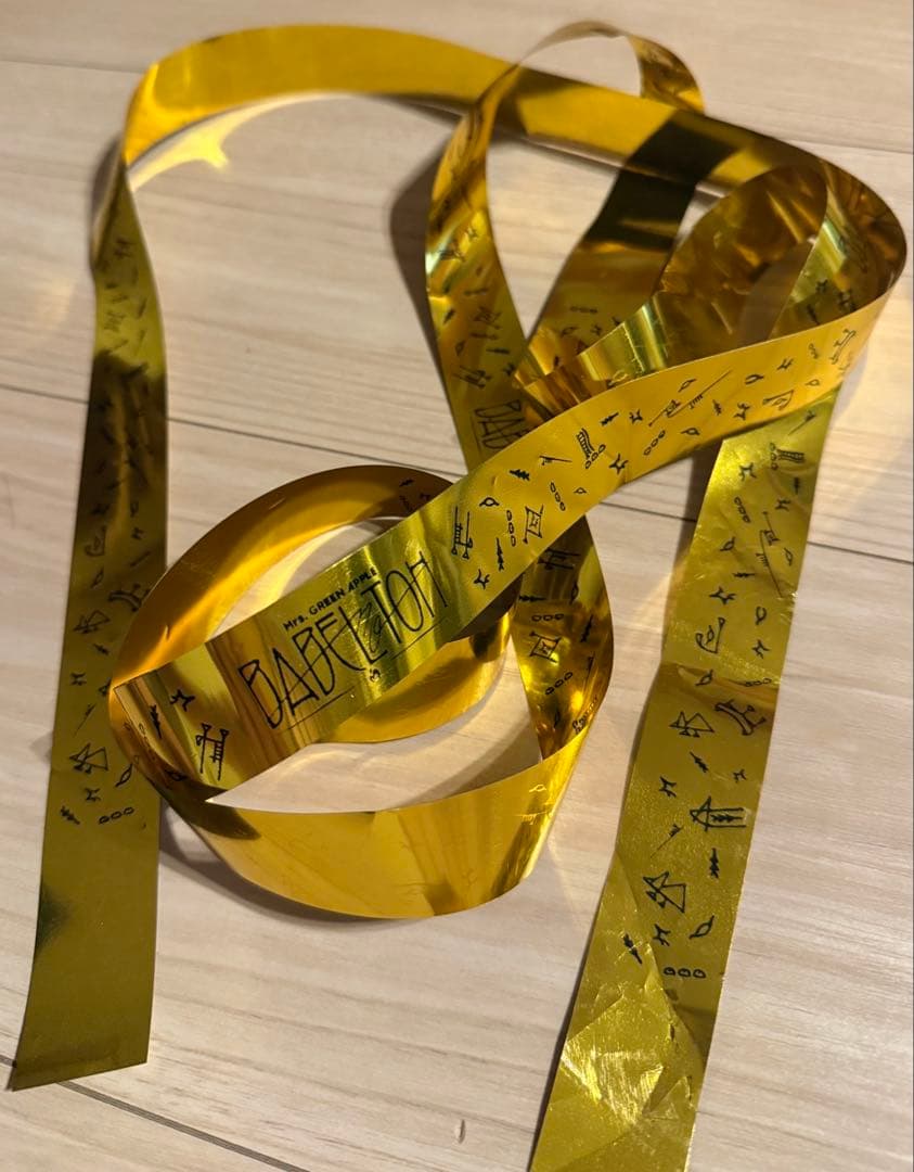 Mrs.GREEN APPLE Ringo jamシート特典グッズ 銀テープ付